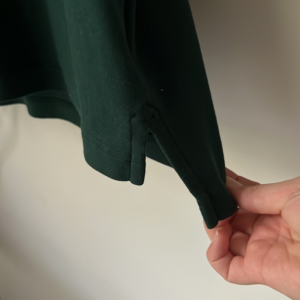 Lands End green polo Large - Picture 3 of 5
